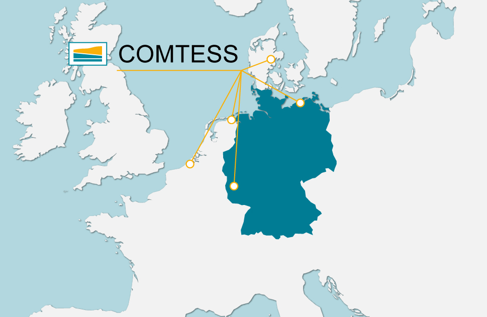 Untersuchungsgebiet Projekt COMTESS